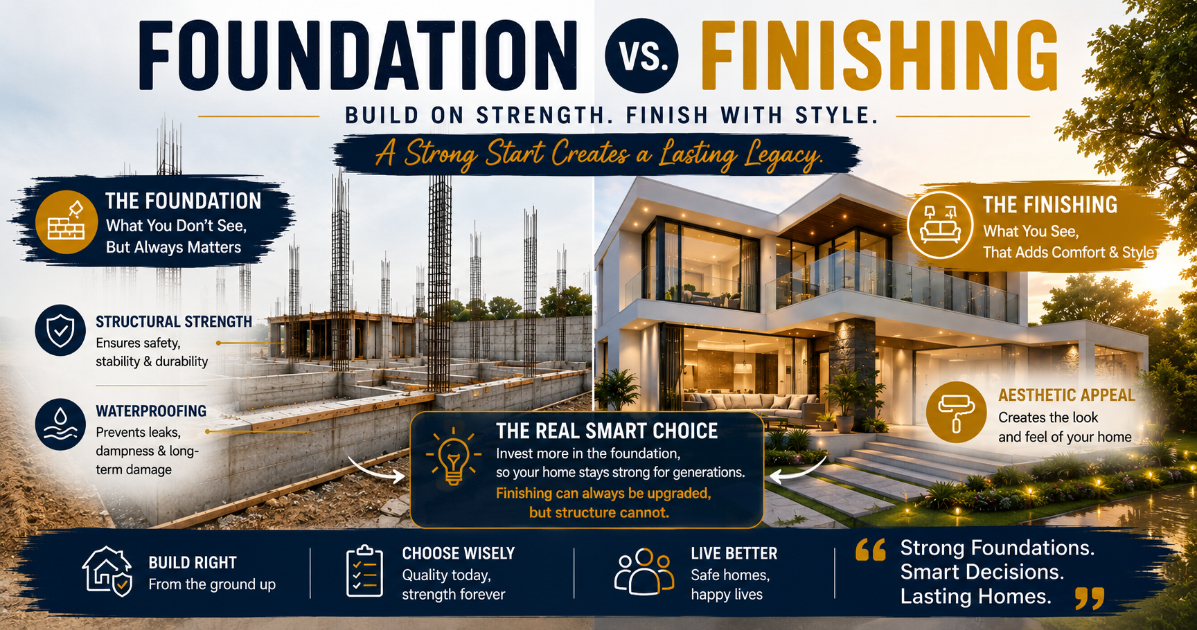 🏗️ Foundation vs. Finishing—What Matters More?