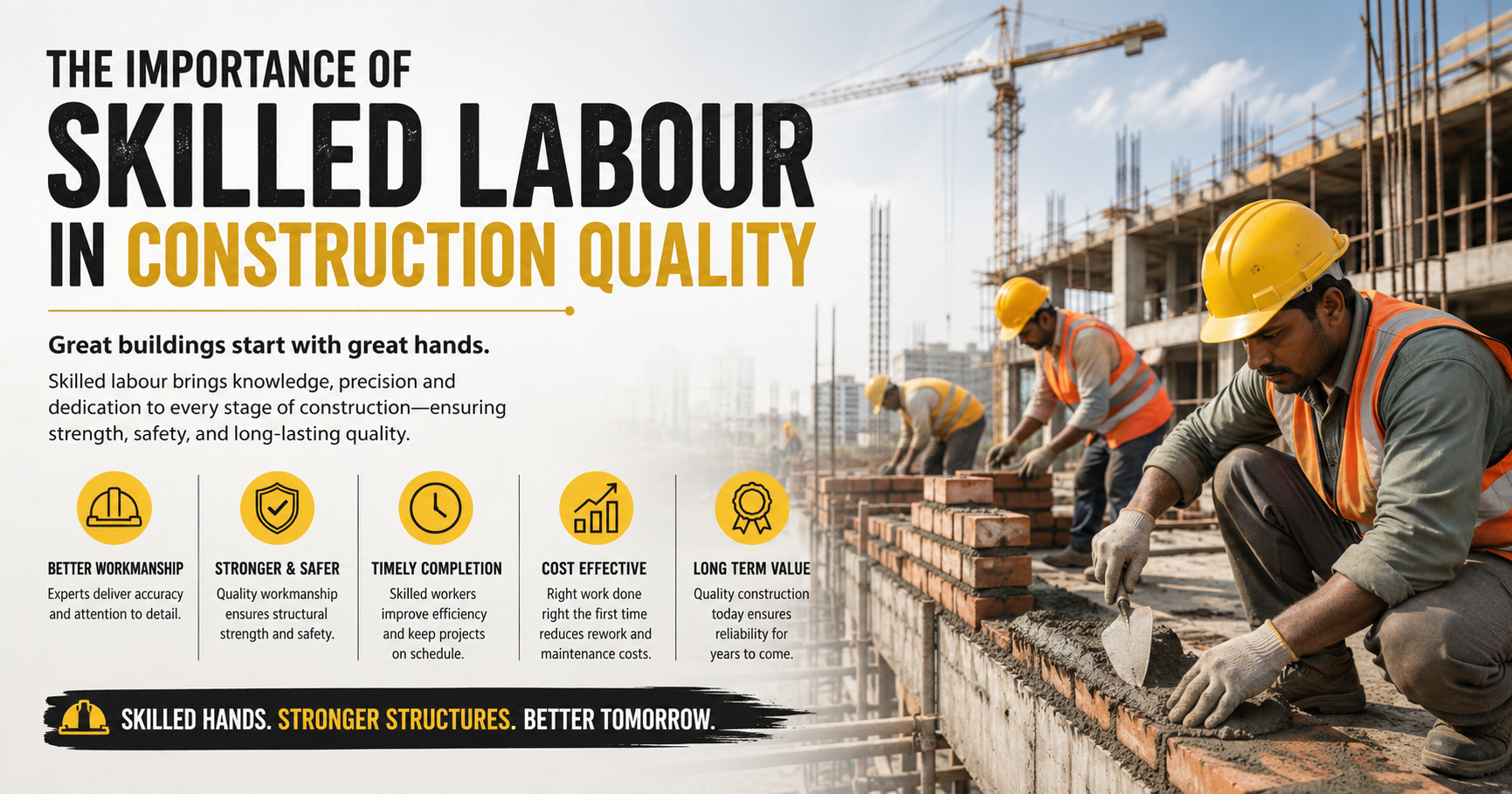 🧑‍🔧 The Importanceof Skilled Labour in Construction Quality