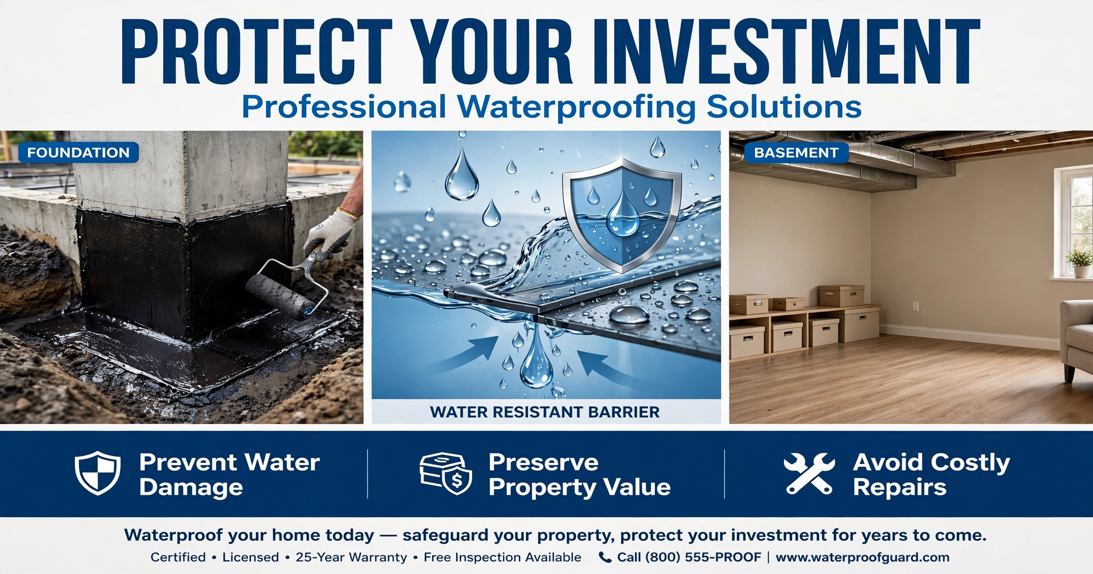 🏗️ 💧 Waterproofing: Protect Your Investment